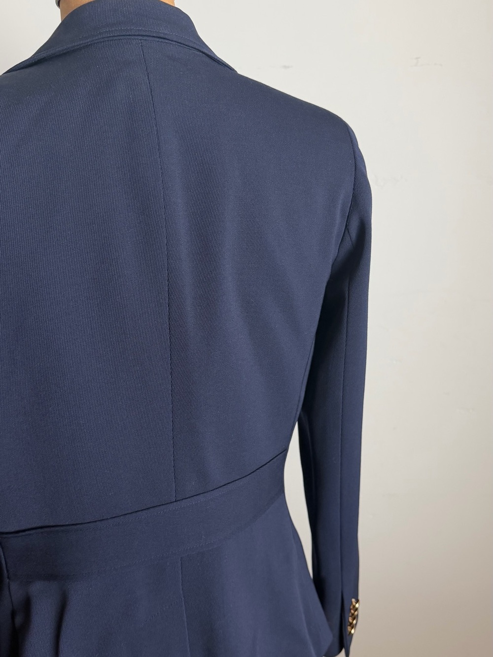 Classic Ralph Lauren Navy Wool Blazer with Embroidered Beaded Crest Old Money - Picture 7 of 12